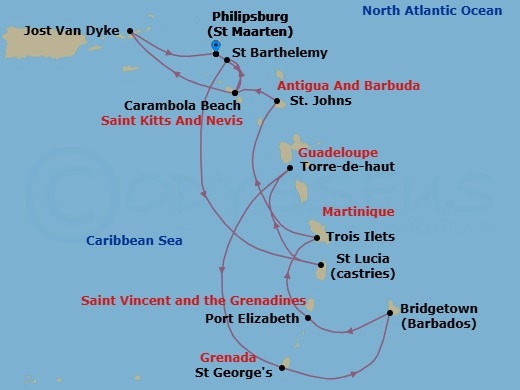 Cruise Map