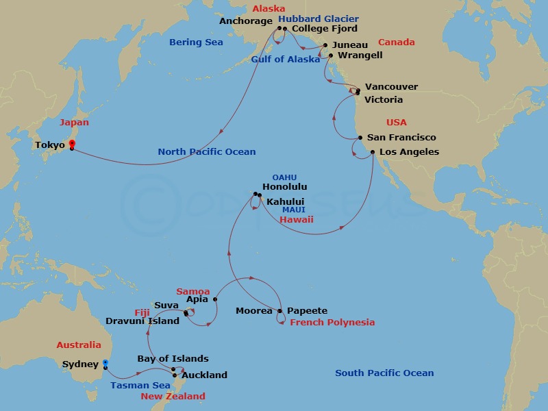 Cruise Map