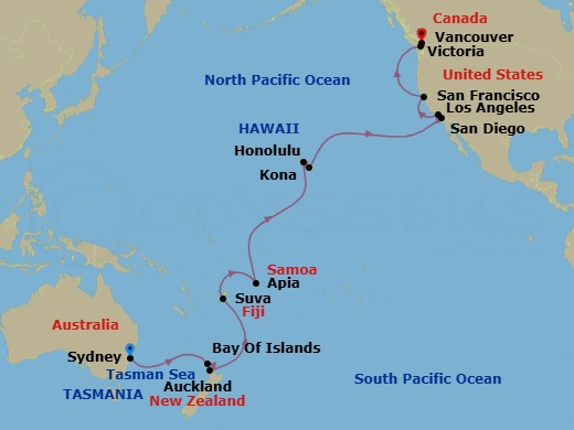 Cruise Map