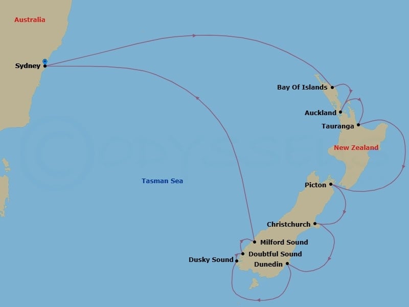 Cruise Map