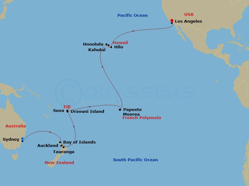 Cruise Map