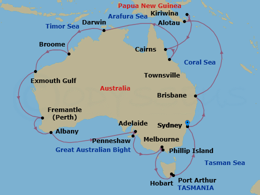 Cruise Map