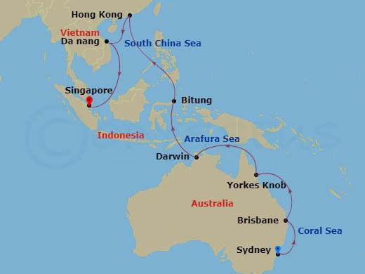 Cruise Map