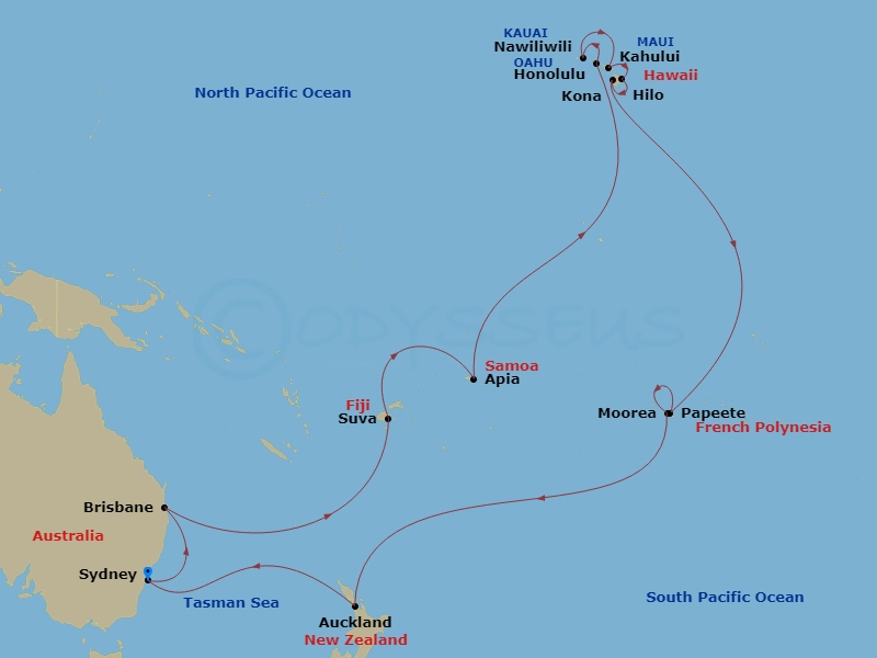 Cruise Map