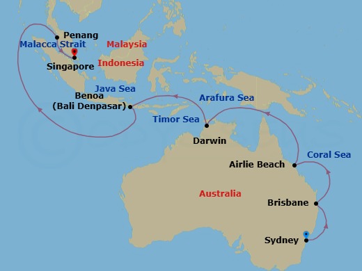 Cruise Map