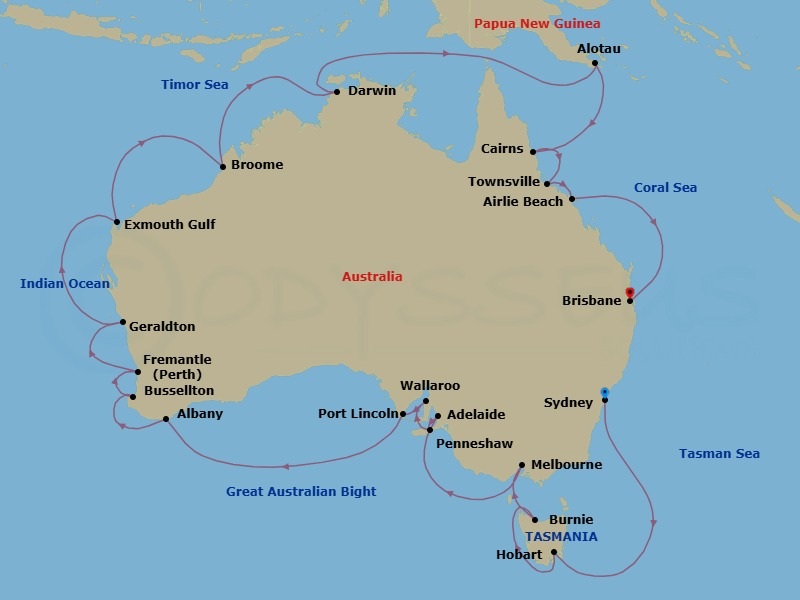 Cruise Map