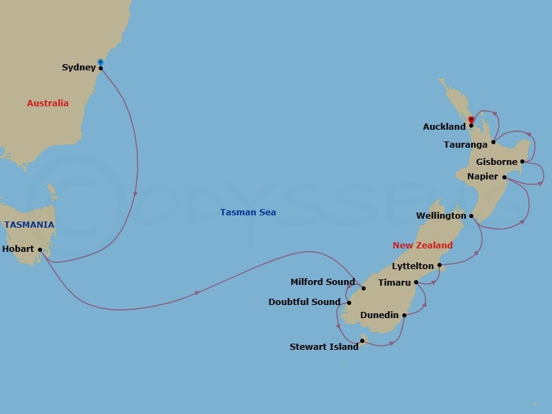 Cruise Map