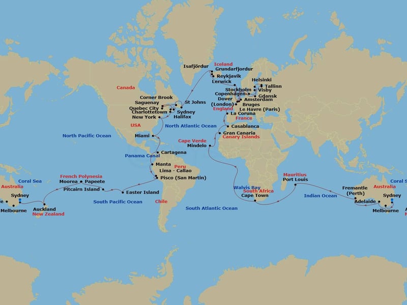 Cruise Map