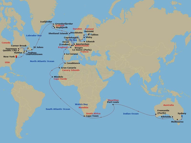 Cruise Map