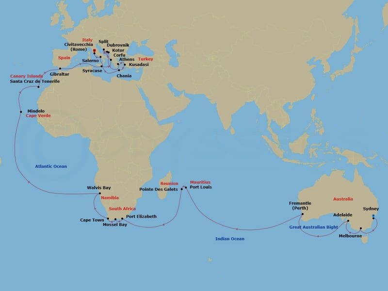 Cruise Map