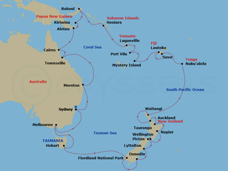 Cruise Map
