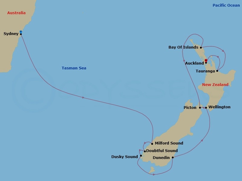 Cruise Map