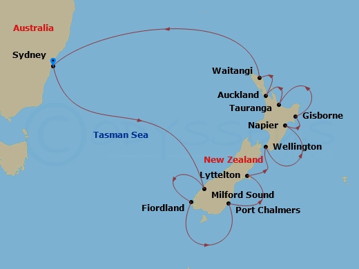 Cruise Map