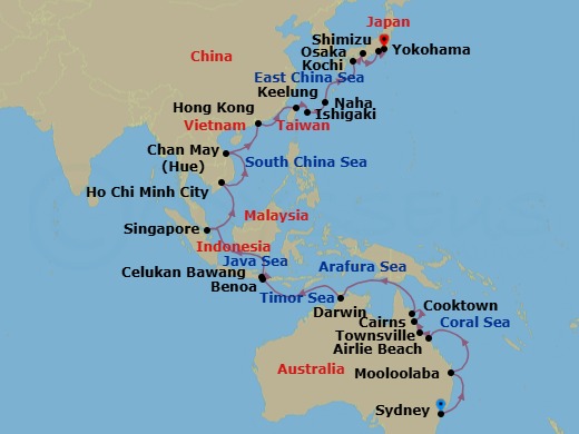 Cruise Map