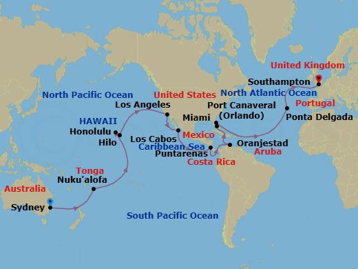 Cruise Map