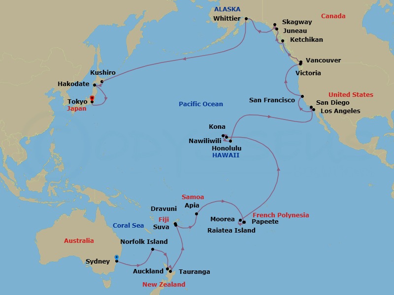 Cruise Map