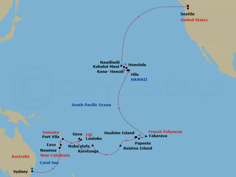 Cruise Map