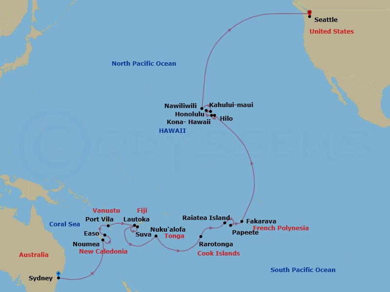 Cruise Map