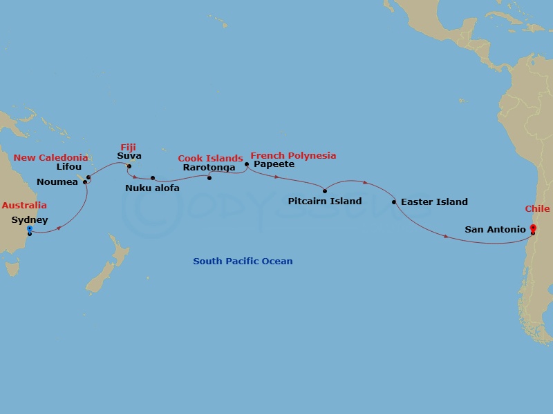 Cruise Map