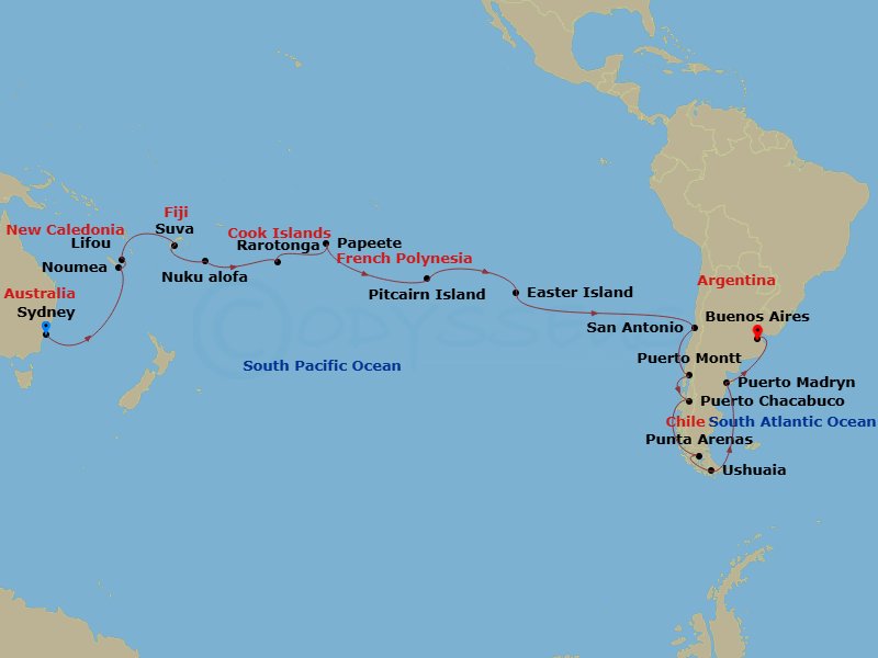 Cruise Map