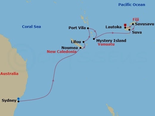 Cruise Map