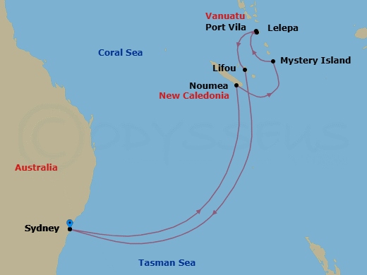 Cruise Map