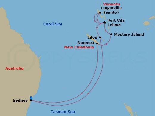 Cruise Map