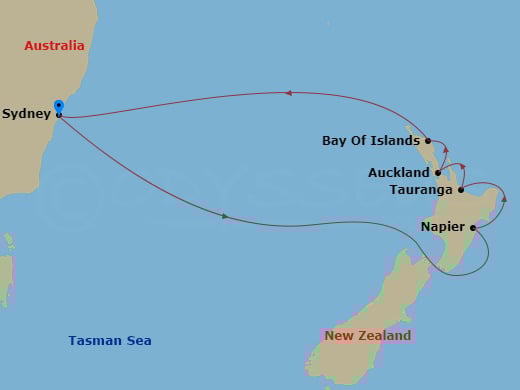 Cruise Map