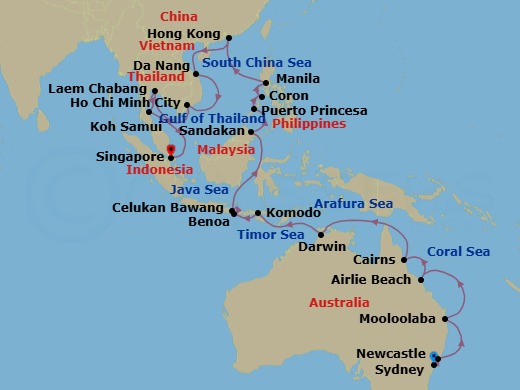 Cruise Map