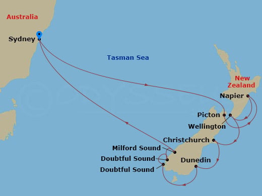 Cruise Map