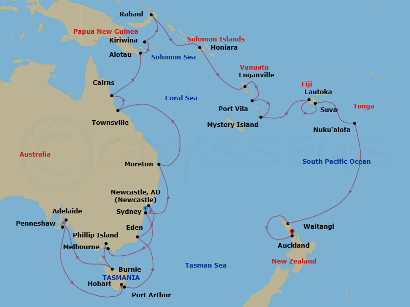 Cruise Map
