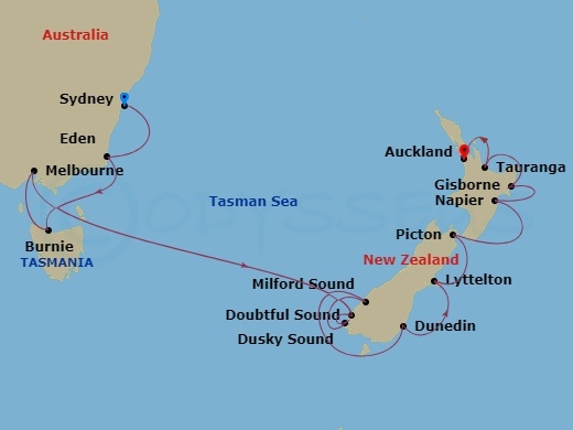 Cruise Map