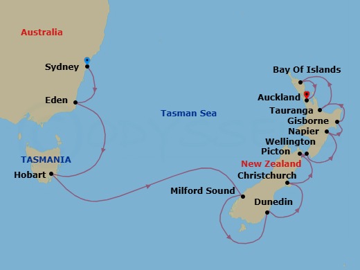 Cruise Map