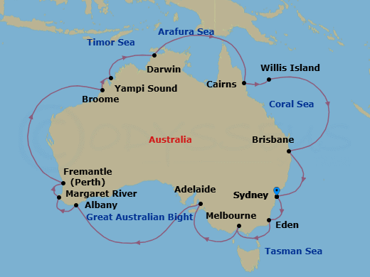 Cruise Map