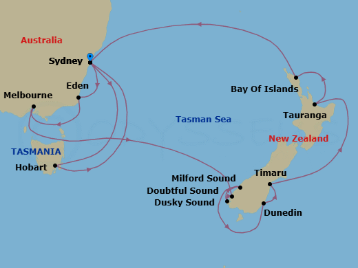 Cruise Map