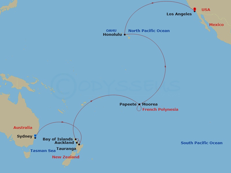 Cruise Map