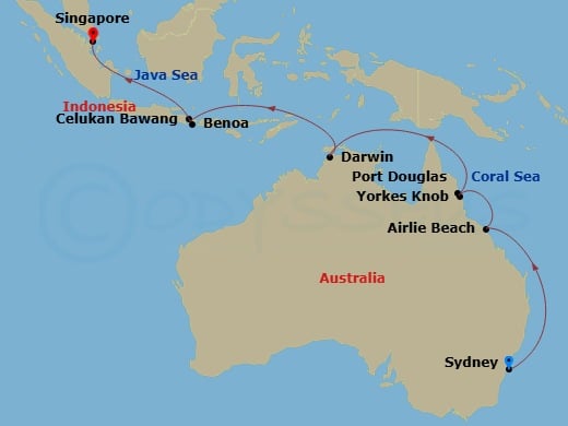 Cruise Map