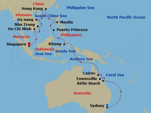 Cruise Map
