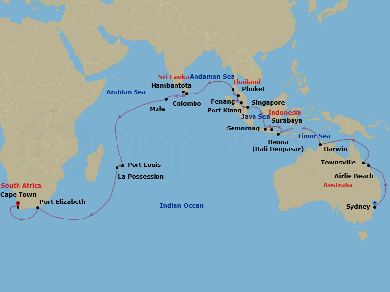 Cruise Map