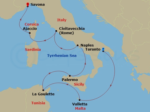 Cruise Map