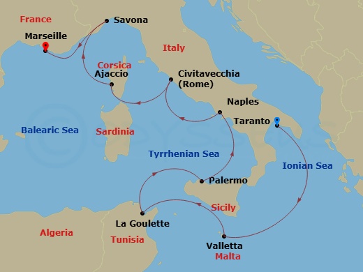 Cruise Map