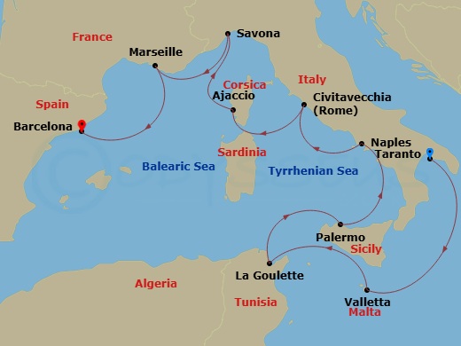Cruise Map