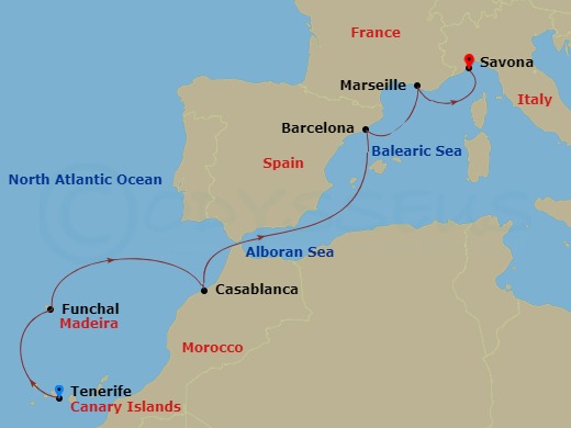 Cruise Map
