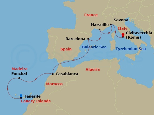 Cruise Map