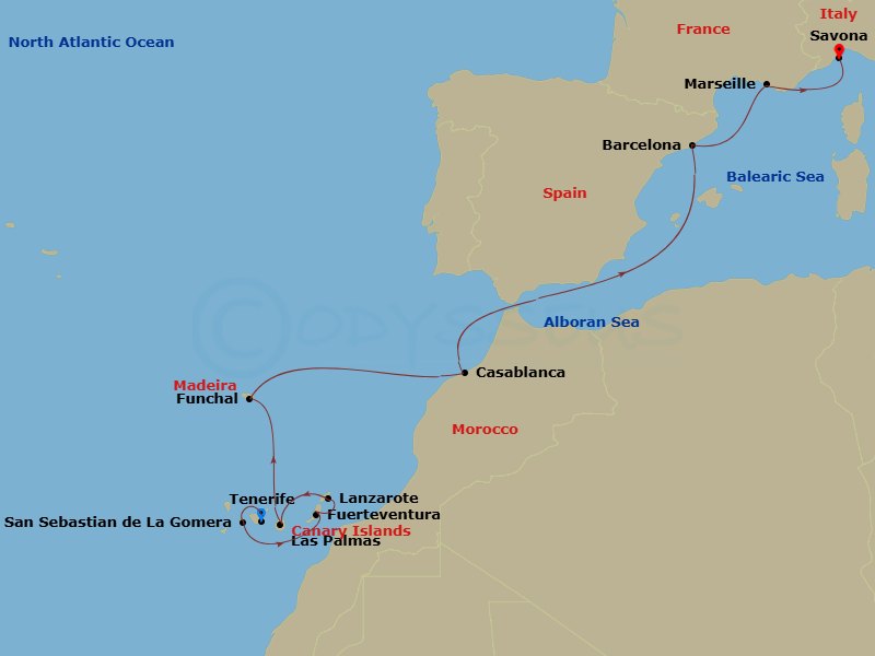 Cruise Map