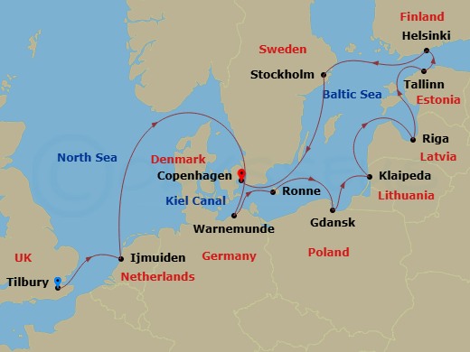 Cruise Map
