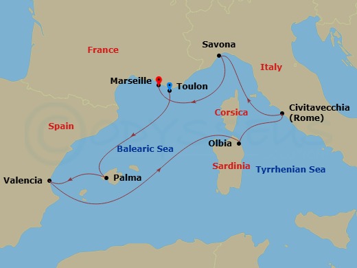 Cruise Map