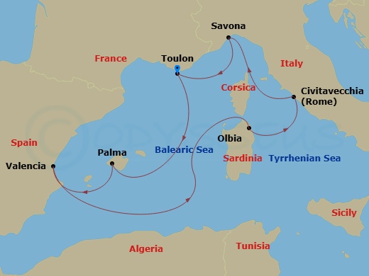 Cruise Map