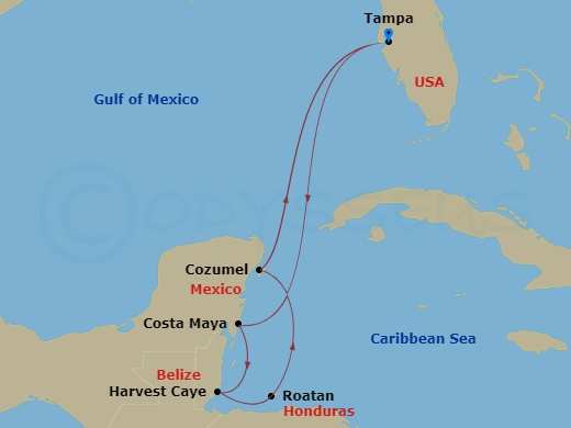 Cruise Map