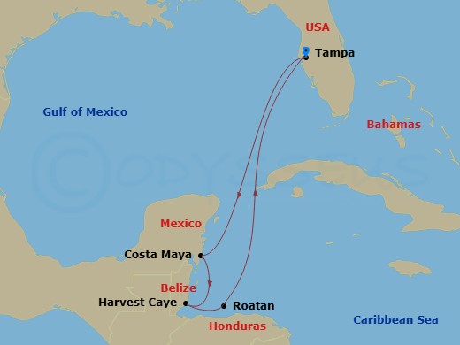 Cruise Map
